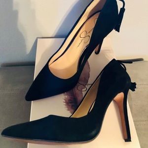Jessica Simpson suede heels